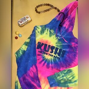 Bright Neon Tye Dye Hoodie